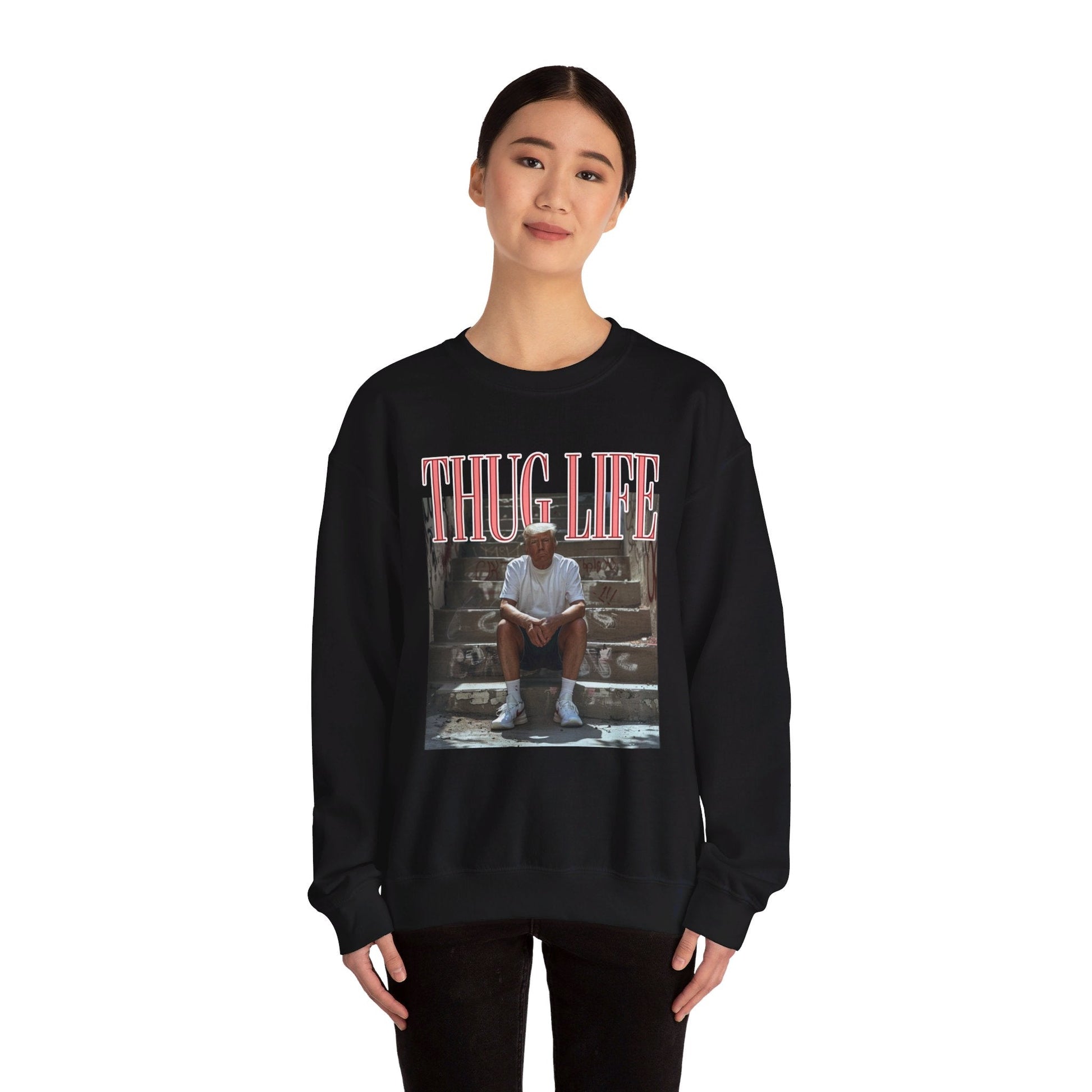 Thug Life Heavy Blend™ Crewneck Sweatshirt - Let Me Get My Shoes