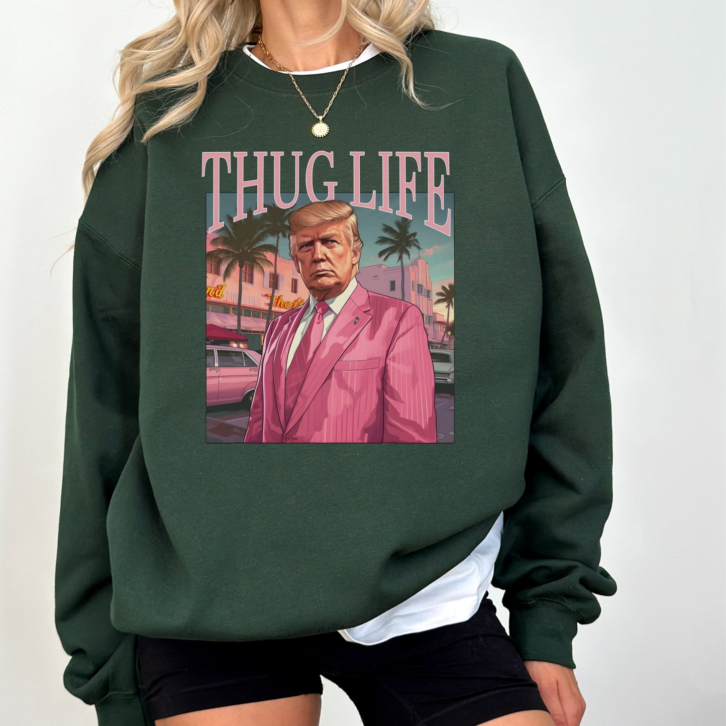 Thug Life Heavy Blend™ Crewneck Sweatshirt - Let Me Get My Shoes